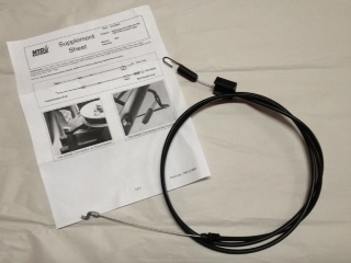 CABLE-CONTROL FW MOWER (946-04026) 746-04026, 946-04026, 746-1146, 12A-558Q401, 12A559B190 HW-656, 12A-568N190 HW-456, 12A-5691190 HW-656. 12B-5691190 HW-656