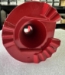 Handlebar Base Red - Later OPC Horse Tillers - 1900858010