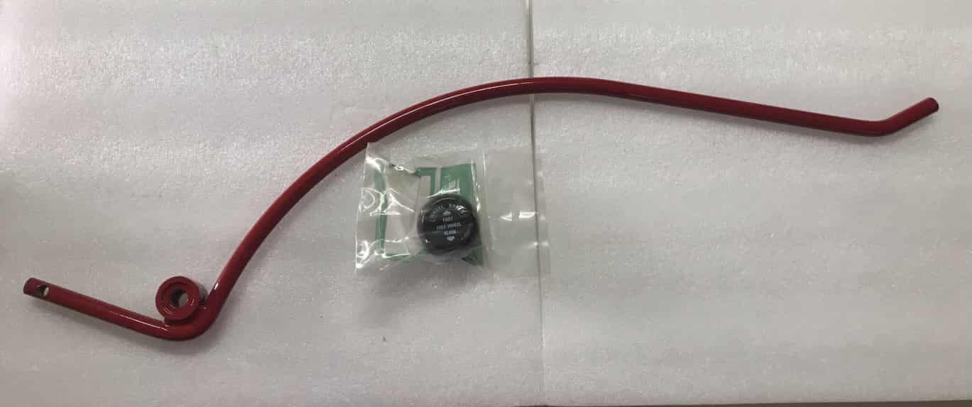 WHEEL SPEED LEVER WITH KNOB (2628) HORSE OPC SERIAL NUMBER 120550100101 AND UP 2628, 2261, gw-2261, gw-2628