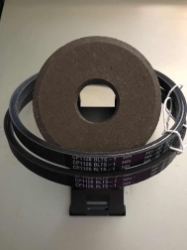 REVERSE DISC & BELT SET - HORSE I (CP1308) 1072, 1128, Belts, Fiber Reverse Disc, Horse I, Horse 1, Reverse Disc, Troy-Bilt, Troy Bilt, tiller