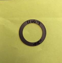 WHEEL SHAFT SHIM - HORSE, PONY, JUNIOR & ECONO HORSE TILLERS -  ".015" Troy-Bilt, Horse, Wheel Shaft shim, 1166-3, 736-04259